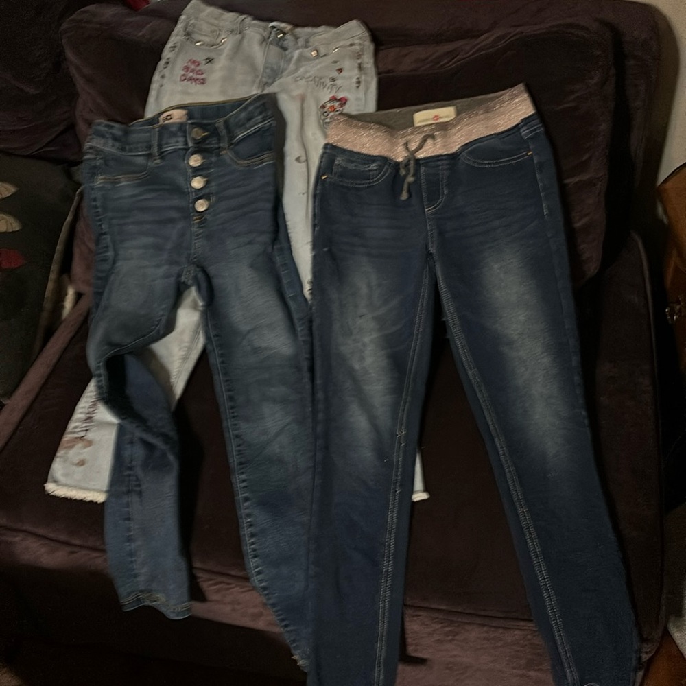 Bundles.Girls size 10 blue Jean bundle various brands all in very good condition